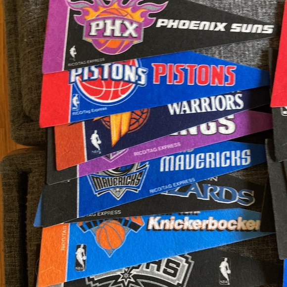 Mini basketball felt flags - Picture 2 of 9